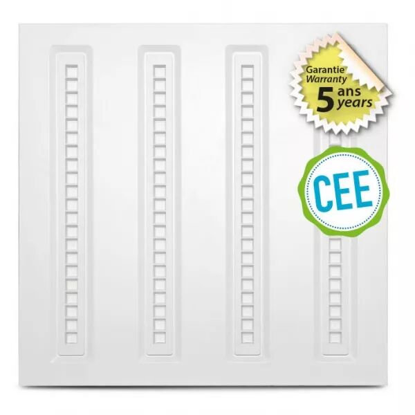 MIIDEX - FILANTE CEE PLAFONNIER 595 X 595MM 30W 4000K UGR<16 DIM DALI/PUSH 5ANS (100749)