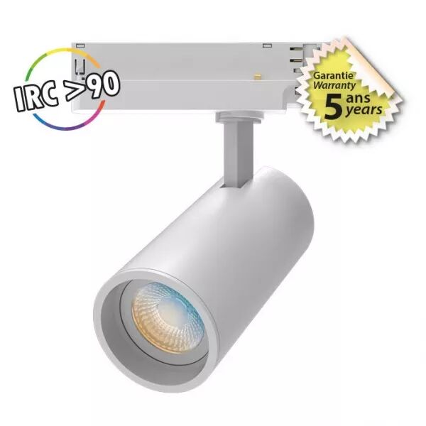 MIIDEX - FOCUS CCT II IRC90 SPOT SUR RAIL BLC DIAM 65 15W 5ANS (100201)