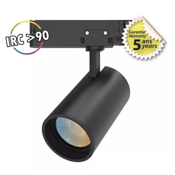 MIIDEX - FOCUS CCT IRC90 SPOT SUR RAIL NOIR DIAM 85 35W 5ANS (100206)