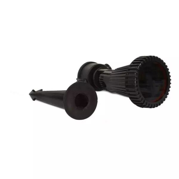 MIIDEX - IRIS PROJECTEUR PIQUET 1 X GU10 NOIR IP54 PC (702840)
