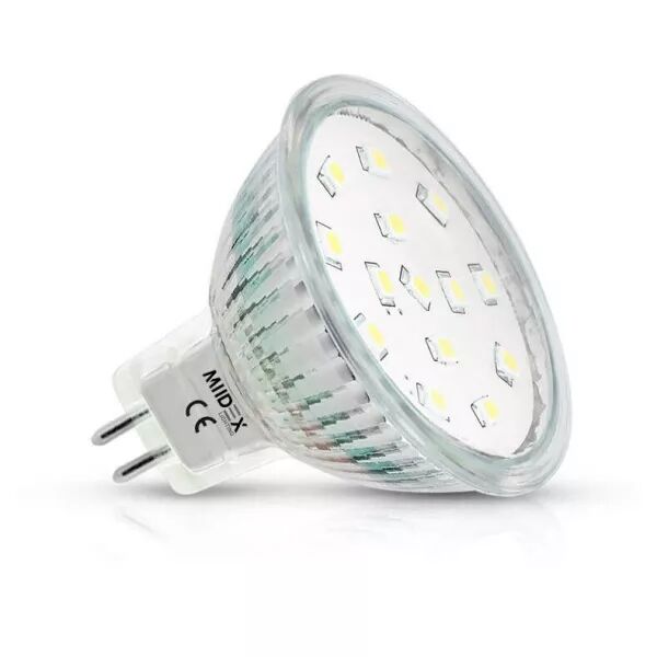 MIIDEX - LED   4 W  GU5.3  3000 K DICHRO  VERRE  BOI 110� (78903)