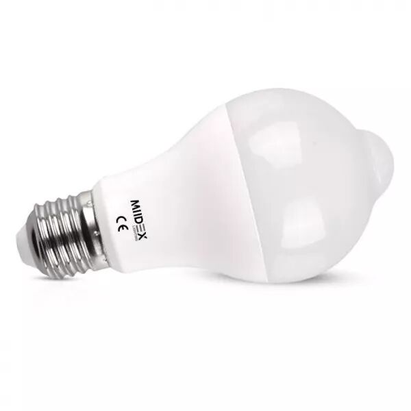 MIIDEX - LED 12 W BULB E27 DETECTEUR DE MVT CREP 4000 K BOITE (738891)