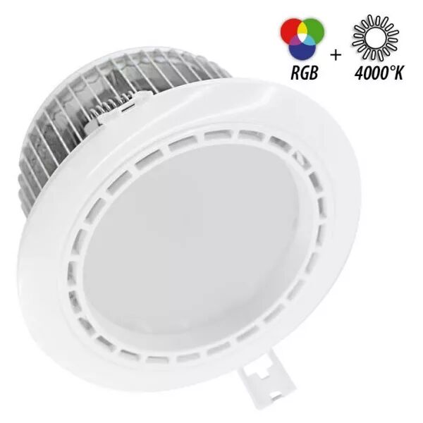 MIIDEX - LED 13  WATT SPOT PLAFOND RGB+W 4000 K BOITE (76484)