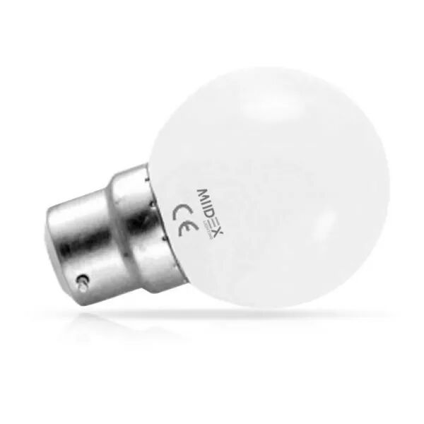 MIIDEX - LED 1W BULB B22 6000K DEPOLI BLISTER X2 (76400)