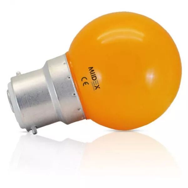 MIIDEX - LED 1W BULB B22 ORANGE BOITE (7647)