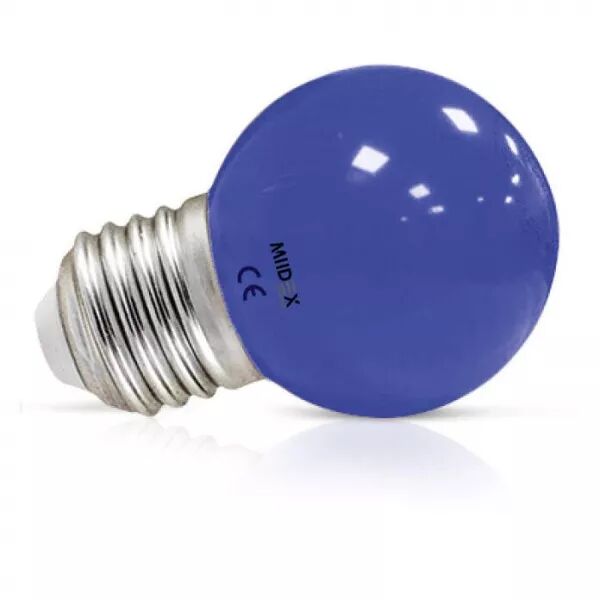 MIIDEX - LED 1W BULB E27 BLEU BOITE (7619)