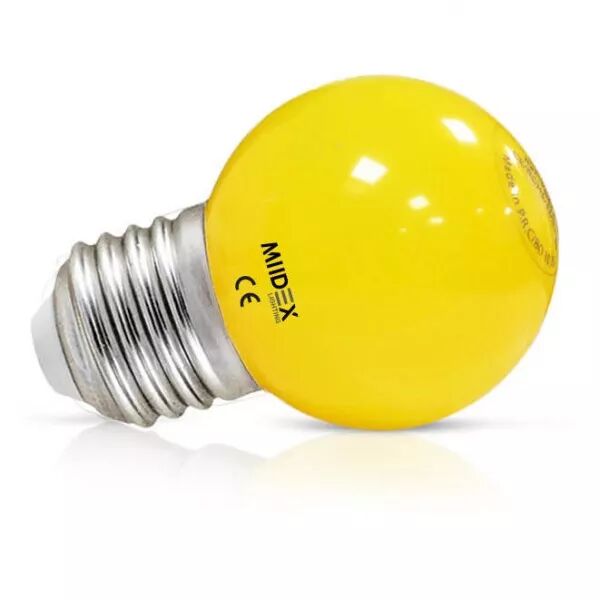 MIIDEX - LED 1W BULB E27 JAUNE BOITE (7627)