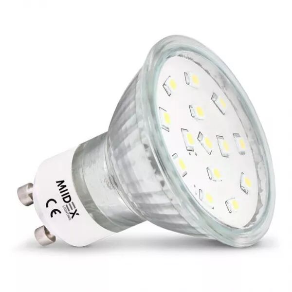MIIDEX - LED 4W GU10 3000K 110� DICHRO VERRE BOITE (78900)