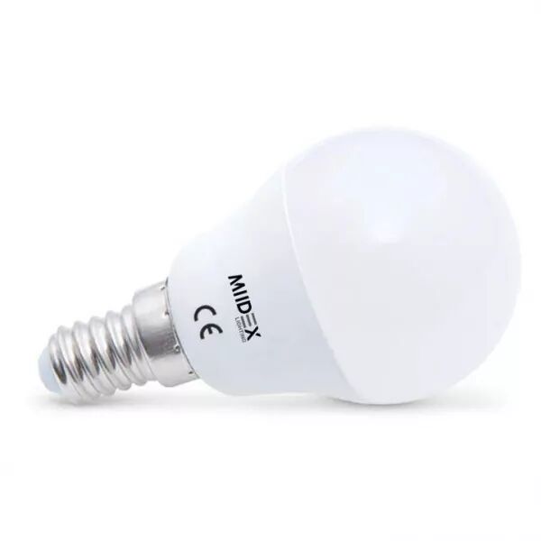 MIIDEX - LED 4W P45 BULB E14 3000K BLISTER X2 (74632)