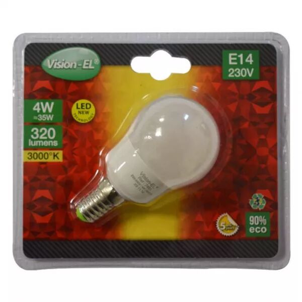 MIIDEX - LED 4W P45 BULB E14 3000K DEPOLI BOITE (7463)