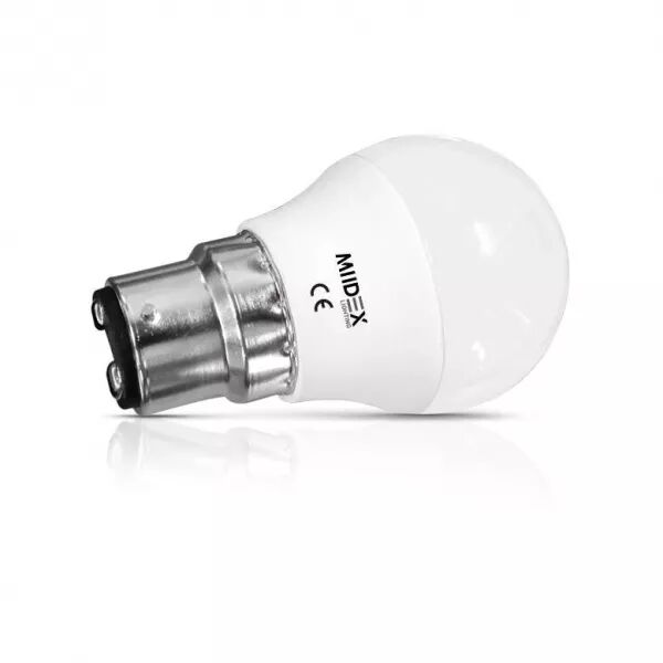 MIIDEX - LED 5W G45 BULB B22 4000K BOITE  (74863)