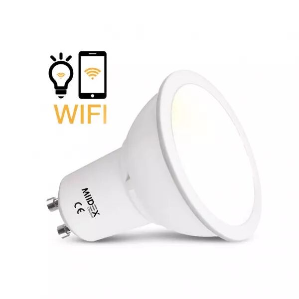 MIIDEX - LED 5W GU10 WIFI 100� CCT + DIM BOITE (7884)