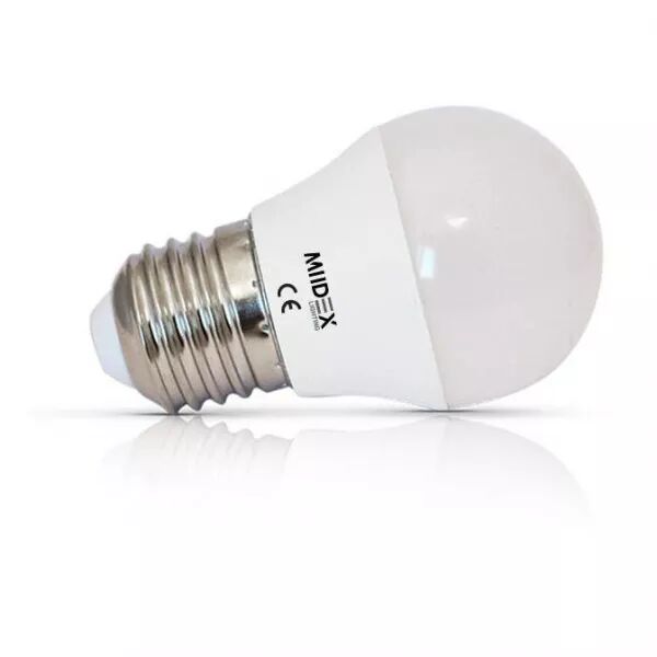 MIIDEX - LED 6 W G45 BULB E27 4000 K BLISTER X 2 (74862)