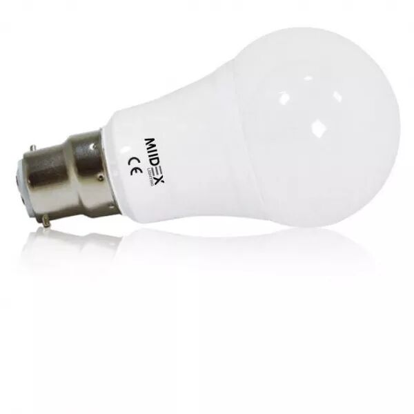 MIIDEX - LED 8.5W BULB B22 3000K BOITE  (73935)