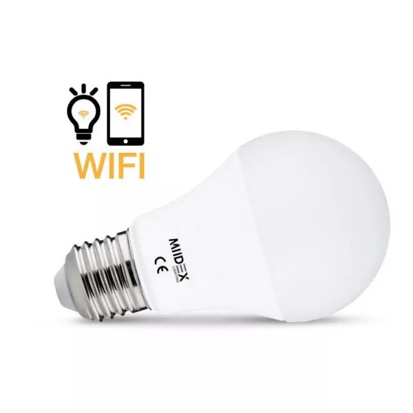 MIIDEX - LED 9W BULB E27 WIFI CCT + RGB BOITE (738894)
