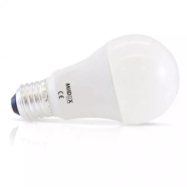 MIIDEX - LED BULB SECURITE E27 7W 6000K + BAT 3 HEURES (74951)