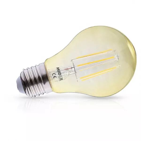 MIIDEX - LED FIL COB BULB E27 8W 2700K GOLDEN DIM BOITE (100003)