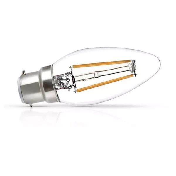 MIIDEX - LED FIL COB FLAMME B22 4W 2700K CLR BOITE (71301)