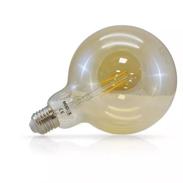 MIIDEX - LED FIL COB GLOBE G125 E27 2W 2700K GOLDEN BOITE (71584)