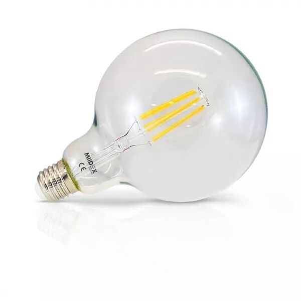 MIIDEX - LED FIL COB GLOBE G125 E27 8W 2300K CLR BOITE (71560)
