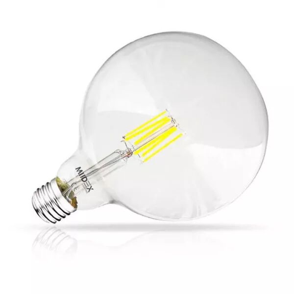 MIIDEX - LED FIL COB GLOBE G125 E27 8W 2700K CLR BOITE (7154)