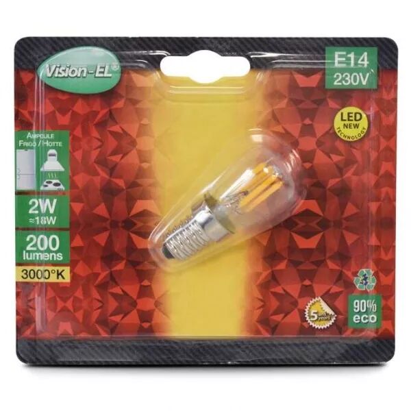MIIDEX - LED FRIGO E14 2W FIL COB 3000K CLR BOITE (79440)