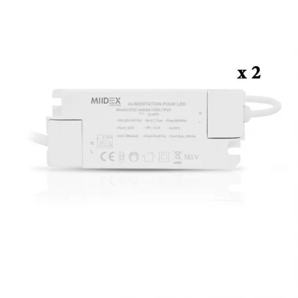MIIDEX - LED PLAFOND 595 X 1195 60 Watt BLANC 6000K (2) (77606)