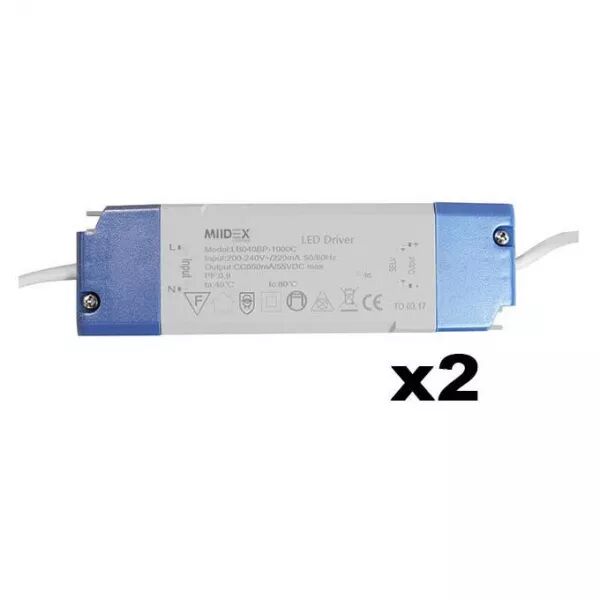 MIIDEX - LED PLAFOND 595 X 1195 70 Watt BLANC 6000K (2) (77710)