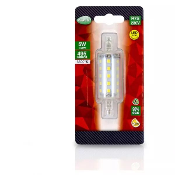 MIIDEX - LED R7S 5W 78MM 6500K BLISTER (79842)
