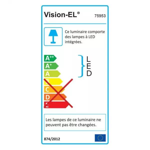 MIIDEX - LINEHOME T5 REGLETTE 10W 873MM 4000K + CABLE DE LIAISON (75953)