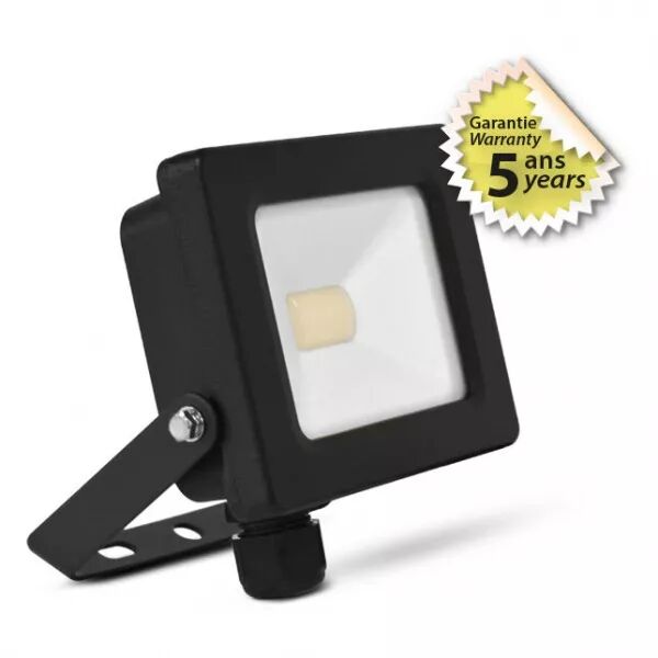 MIIDEX - LUMOS II SANS CABLE PROJECT 10W 4000K NOIR IP65 5ANS (100189)