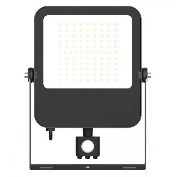 MIIDEX - LUMOS PROJECT 70W 4000K PLAT NOIR IP65 + DETECT IR 5ANS (80343)