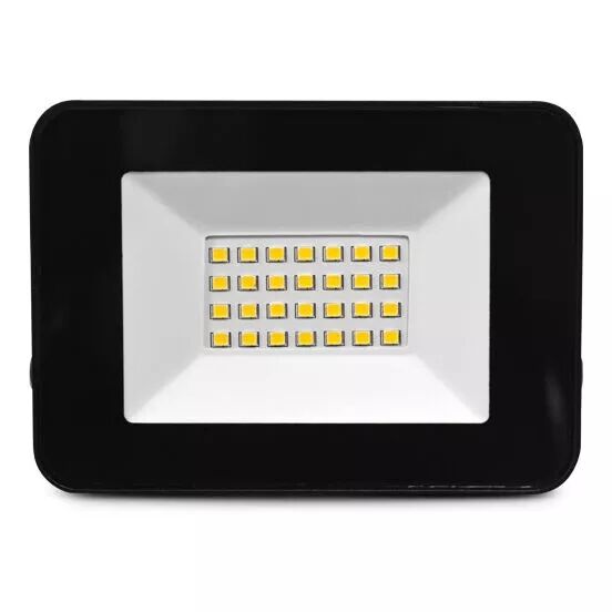 MIIDEX - LUMOS SLIM II PROJECT 20W 6000K PLAT NOIR IP65 (100042)