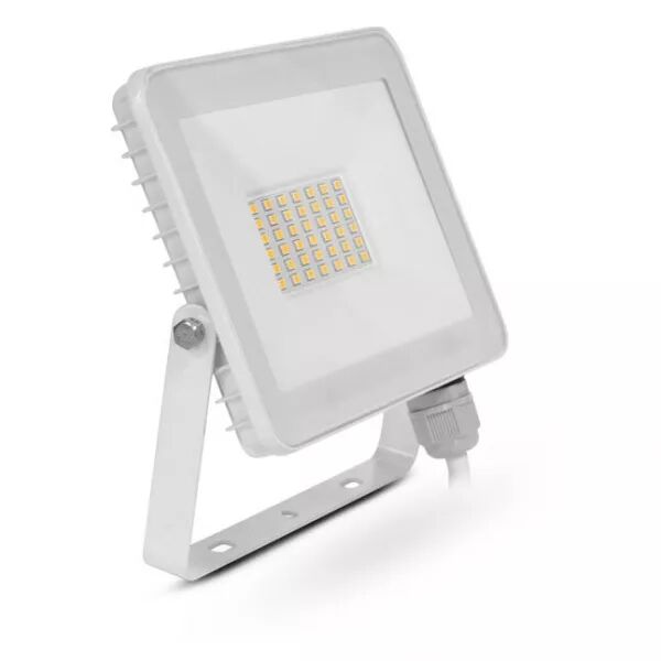 MIIDEX - LUMOS SLIM II PROJECT 30W 3000K PLAT BLC IP65 (100244)