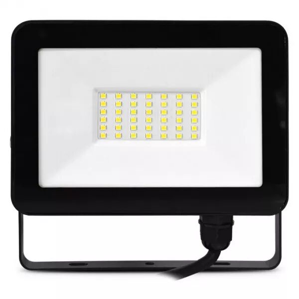 MIIDEX - LUMOS SLIM II PROJECT 30W 3000K PLAT NOIR IP65 (100067)