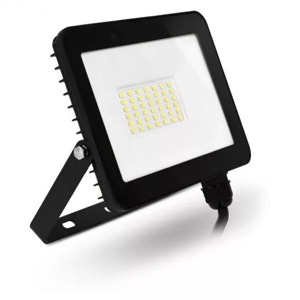 MIIDEX - LUMOS SLIM II PROJECT 30W 6000K PLAT NOIR IP65 (100041)