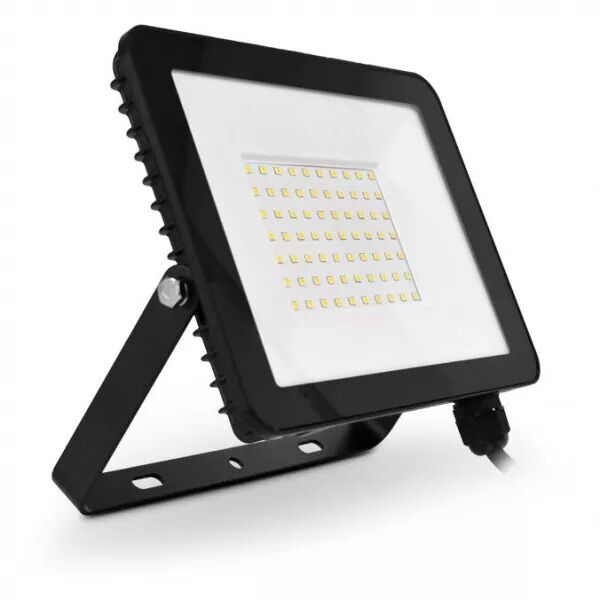 MIIDEX - LUMOS SLIM II PROJECT 50W 3000K PLAT NOIR IP65 (100097)