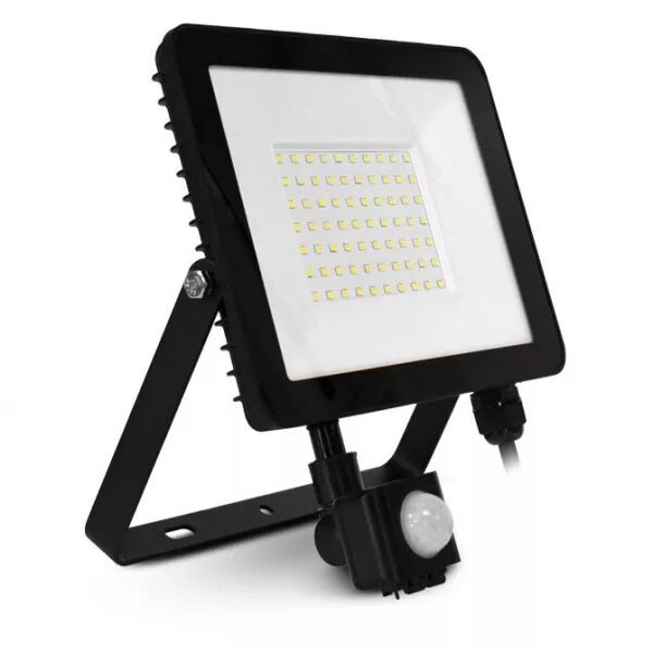 MIIDEX - LUMOS SLIM II PROJECT 50W 4000K PLAT NOIR + DETECT IR (100101)