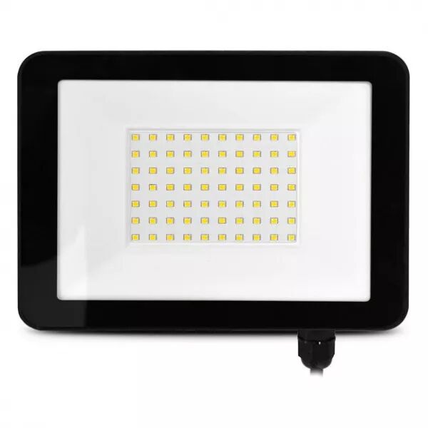 MIIDEX - LUMOS SLIM II PROJECT 50W 6000K PLAT NOIR IP65 (100099)