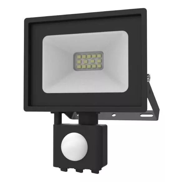 MIIDEX - LUMOS SLIM PROJECT 10W 6000K NOIR IP65 + DETECT IR (80300)