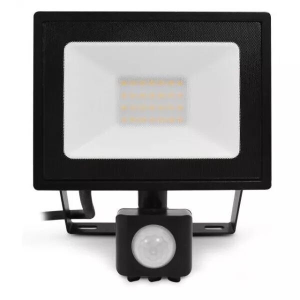 MIIDEX - LUMOS SLIM PROJECT 20W 4000K NOIR IP65 + DETECT IR (80312)