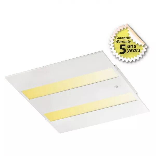 MIIDEX - MANTA DALLE 600X600MM 26W 2 CCT IP44/IP20 IK06 UGR17 DETEC 5ANS (400023)