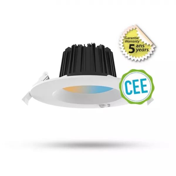 MIIDEX - NAOS DOWNLIGHT 13/18W 3CCT IP54 50000H + DETECTEUR IR 5ANS (100858)
