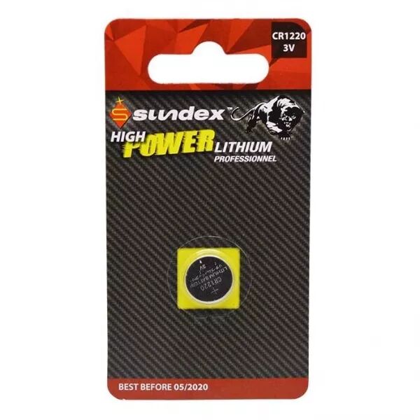 MIIDEX - PILES CR 1220 3V LITHIUM  SUNDEX 40-240 (X 1) (4137)