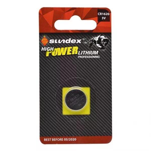 MIIDEX - PILES CR 1620 3V LITHIUM  SUNDEX 40-240 (X 1) (4138)