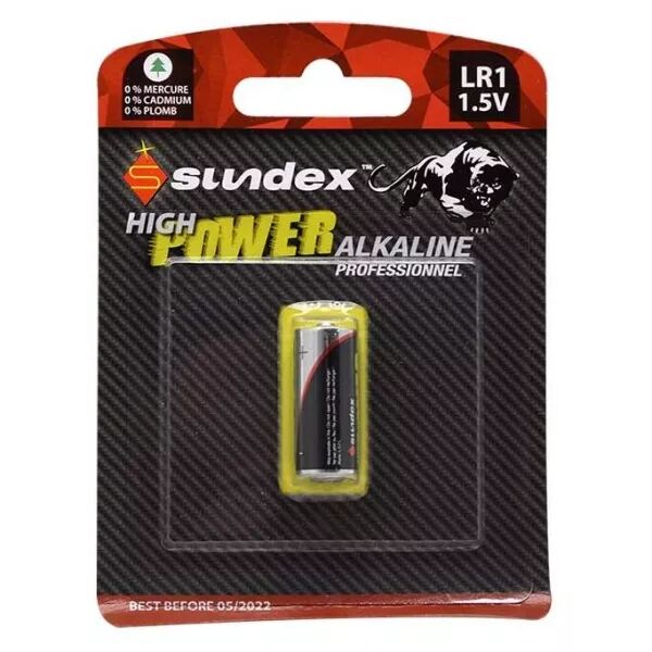 MIIDEX - PILES LR1 1,5V SUPER ALCALINE SUNDEX 10-120 (X1) (4140)