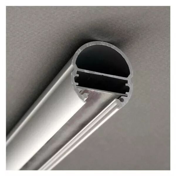 MIIDEX - PROFILE OVALE 2000MM ALU ANODISE* (9801)