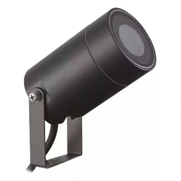 MIIDEX - PROJECTEUR PIQUET LYS NOIR GU5.3 IP65 SLIM (702830)