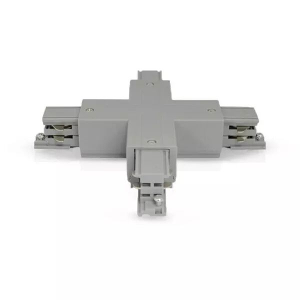 MIIDEX - RAIL 3A CONNECT TRIPHASE CROIX X ARGENT (8261)