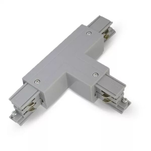 MIIDEX - RAIL 3A CONNECT TRIPHASE FORME T ARGENT (8271)